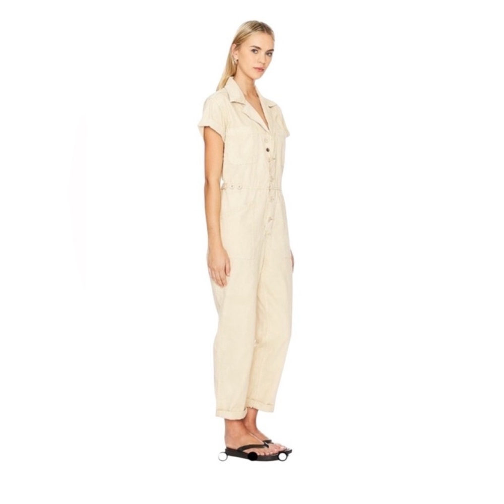 pistola yellow  Short-Sleeve Utility Jumpsuit